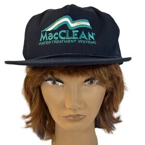 Vintage Capital Caps Baseball Cap Hat Rope Snapback MacClean Water Treatment